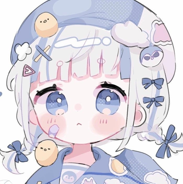 chibi anime nữ cute art