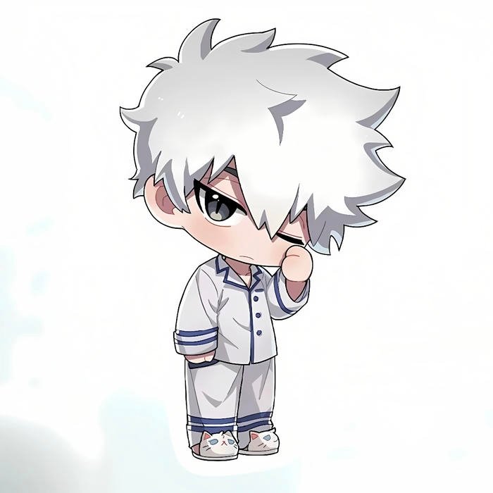 chibi boy lạnh pastel