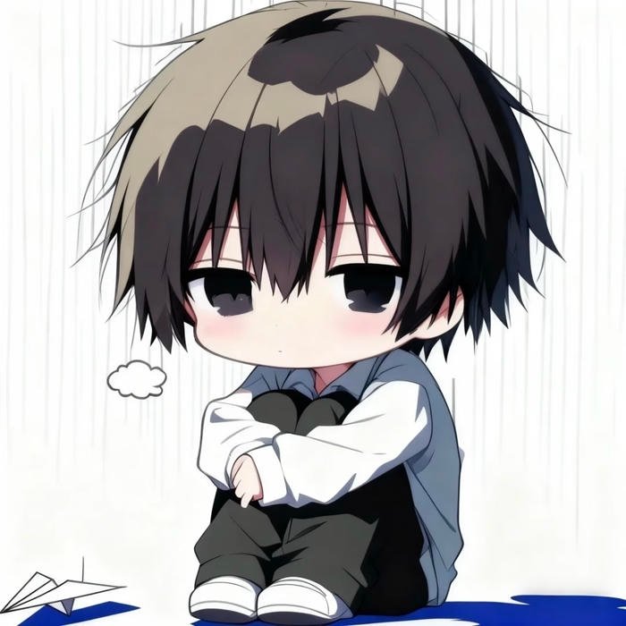 chibi nam ánh mắt lạnh