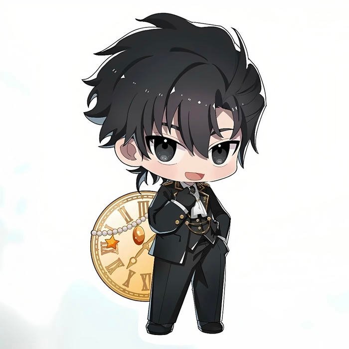 chibi nam lạnh lùng phong cách anime