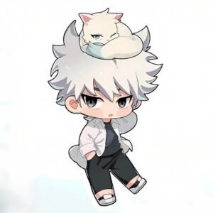 chibi nam lạnh minimal