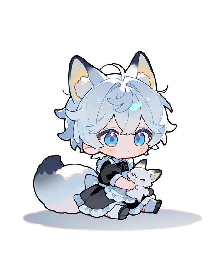 chibi nam vẻ mặt lạnh