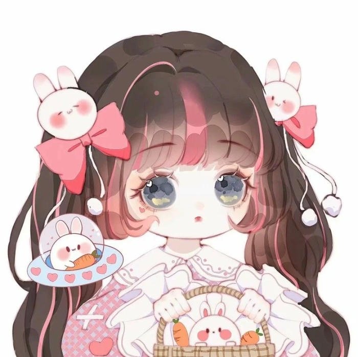 chibi nữ anime phong cách dễ thương