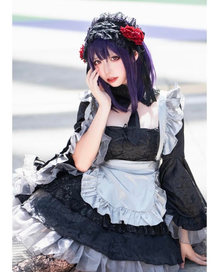 cosplay hầu gái điệu đà