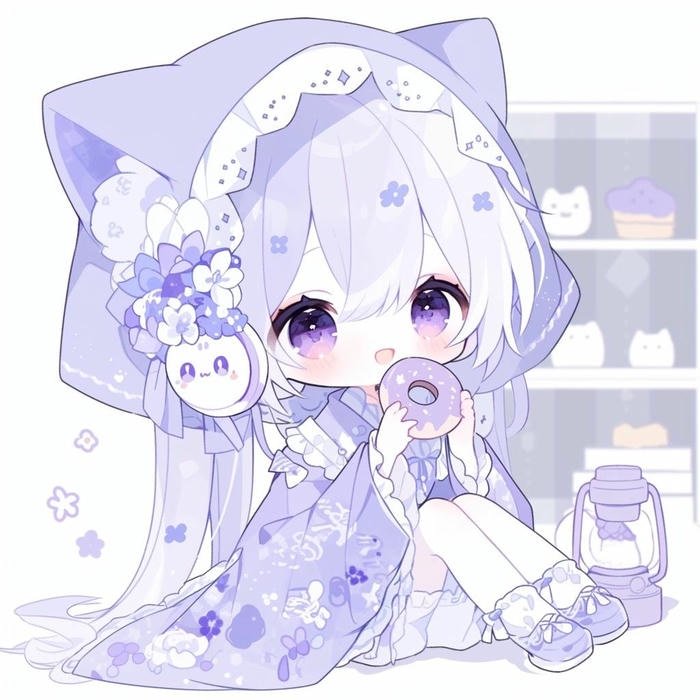 hình anime chibi biểu cảm cute