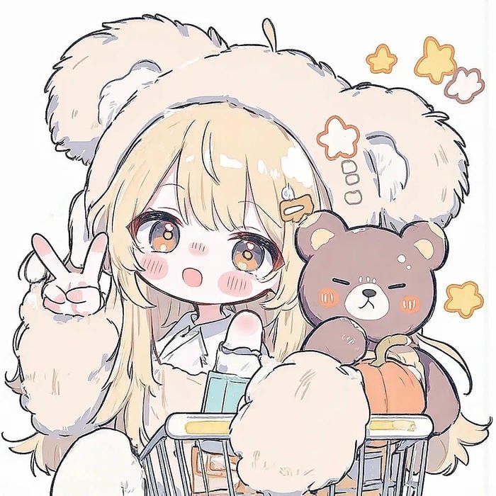 hình anime chibi dễ thương HD