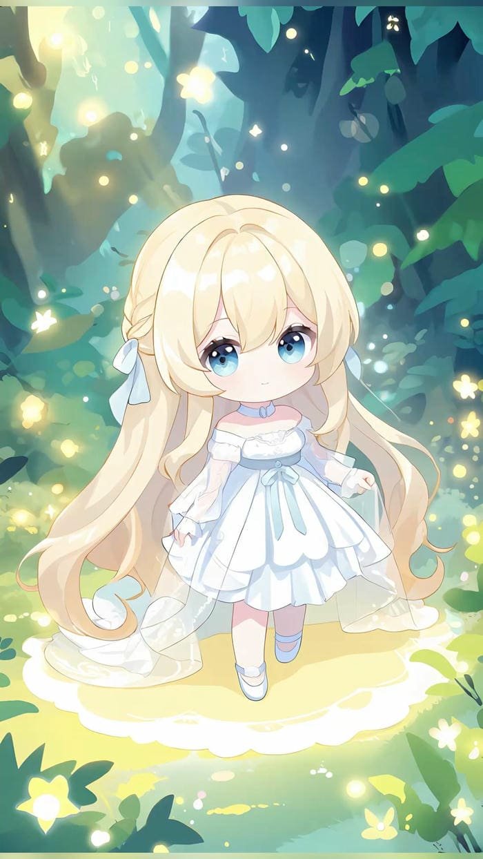 hình anime chibi nữ