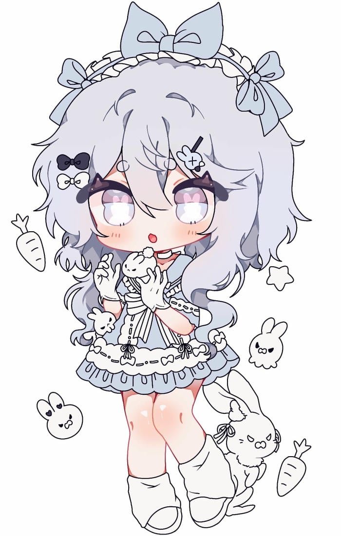 hình chibi anime nữ full body