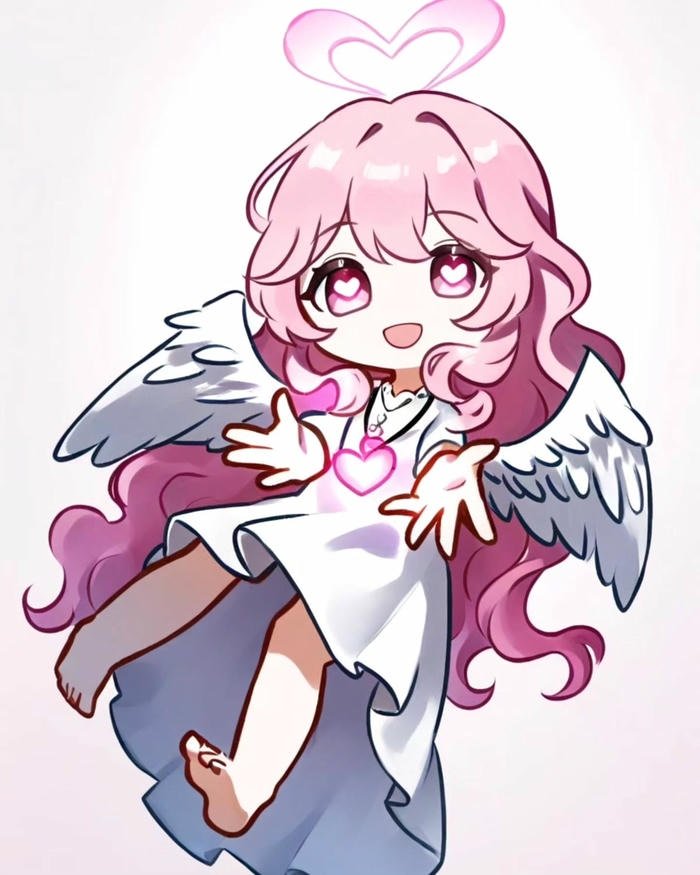 hình chibi anime nữ nhỏ nhắn