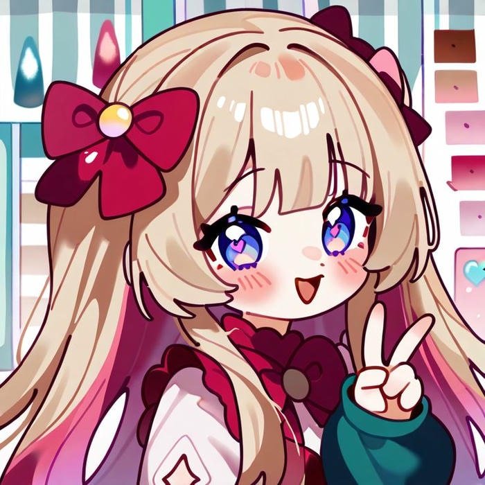 tranh anime chibi dễ thương