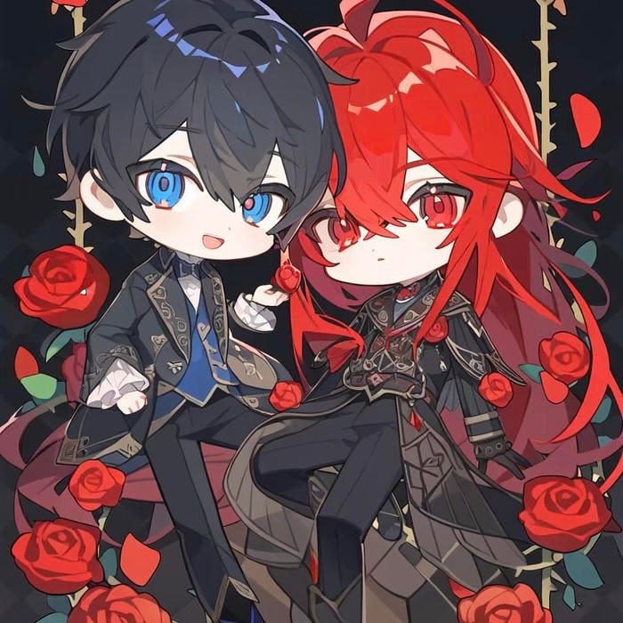 ảnh chibi nam nữ