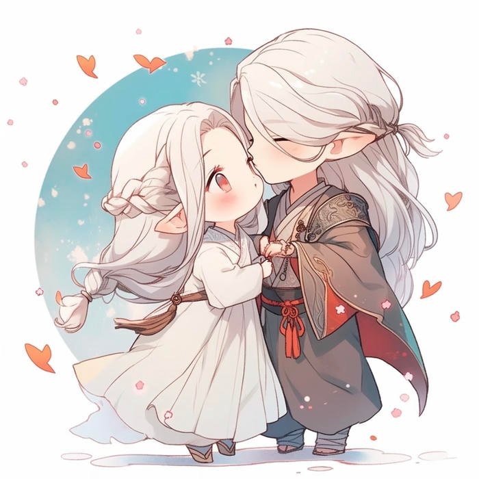 Top 200+ ảnh cặp đôi chibi thể hiện tình yêu ngọt ngào