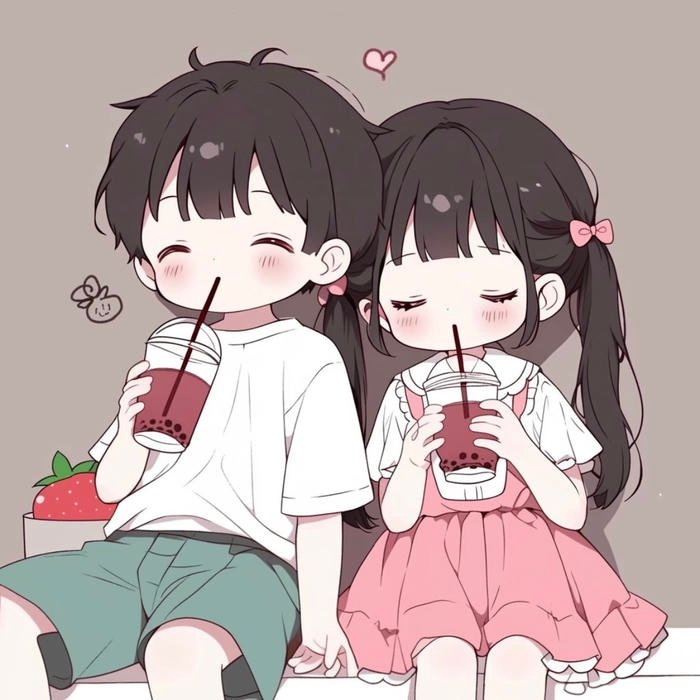 hình chibi nam nữ cute