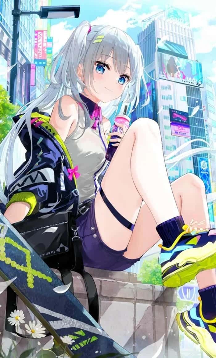 hình nền anime nữ ngầu