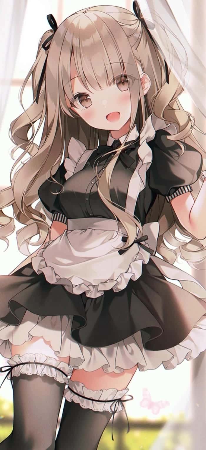 hình nền anime nữ tóc ngắn