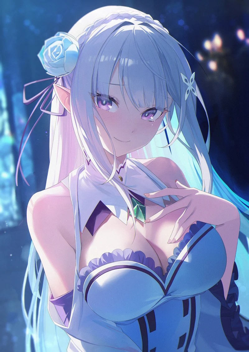 Ảnh Emilia hentai duyên dáng tinh khiết ngọt ngào quyến rũ