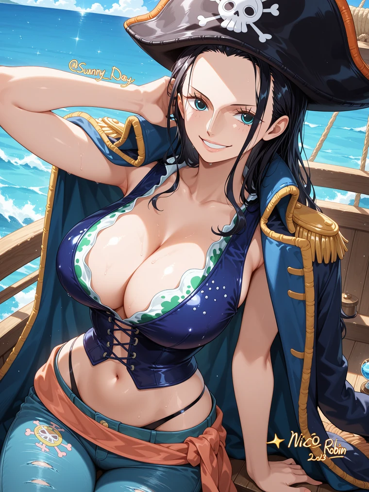 Ảnh Nico Robin hentai dâm đãng cuốn hút