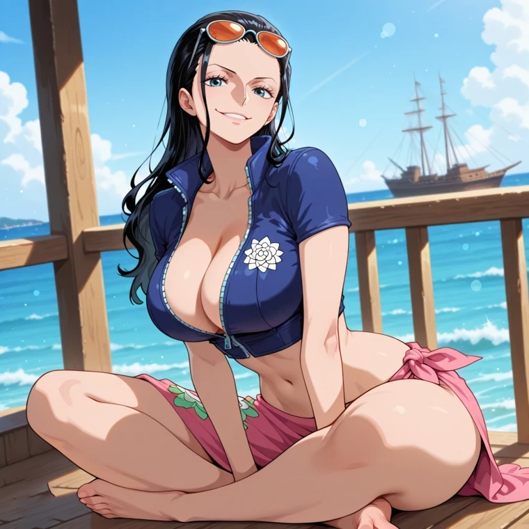 Ảnh Nico Robin hentai mềm mại quyến rũ
