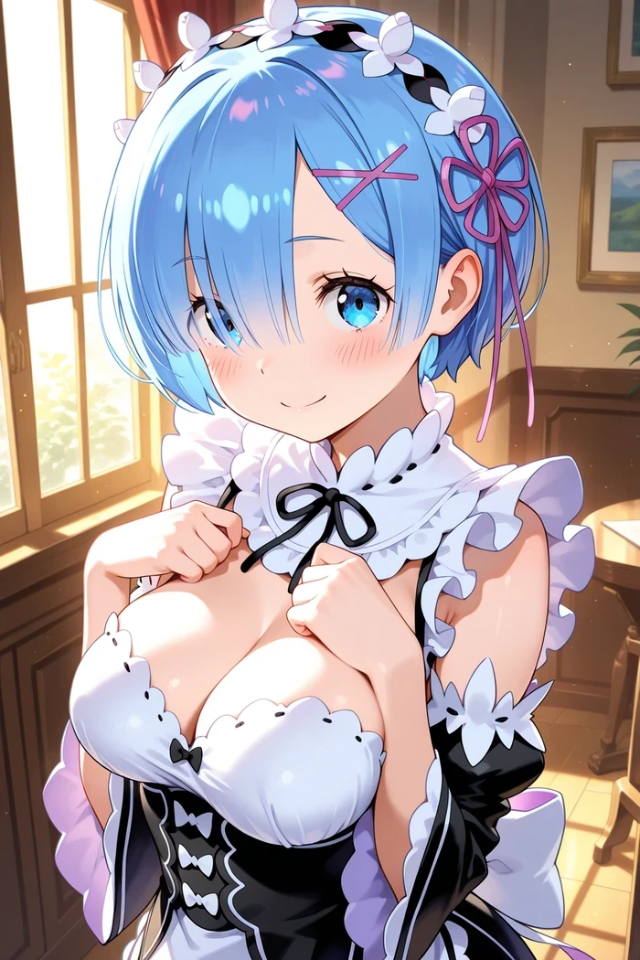 Ảnh hentai Rem ReZero hấp dẫn duyên dáng
