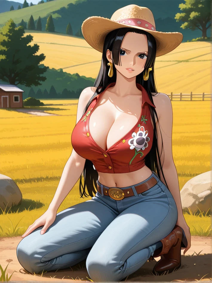 Hình Boa Hancock hentai quyến rũ đầy sức hút mạnh