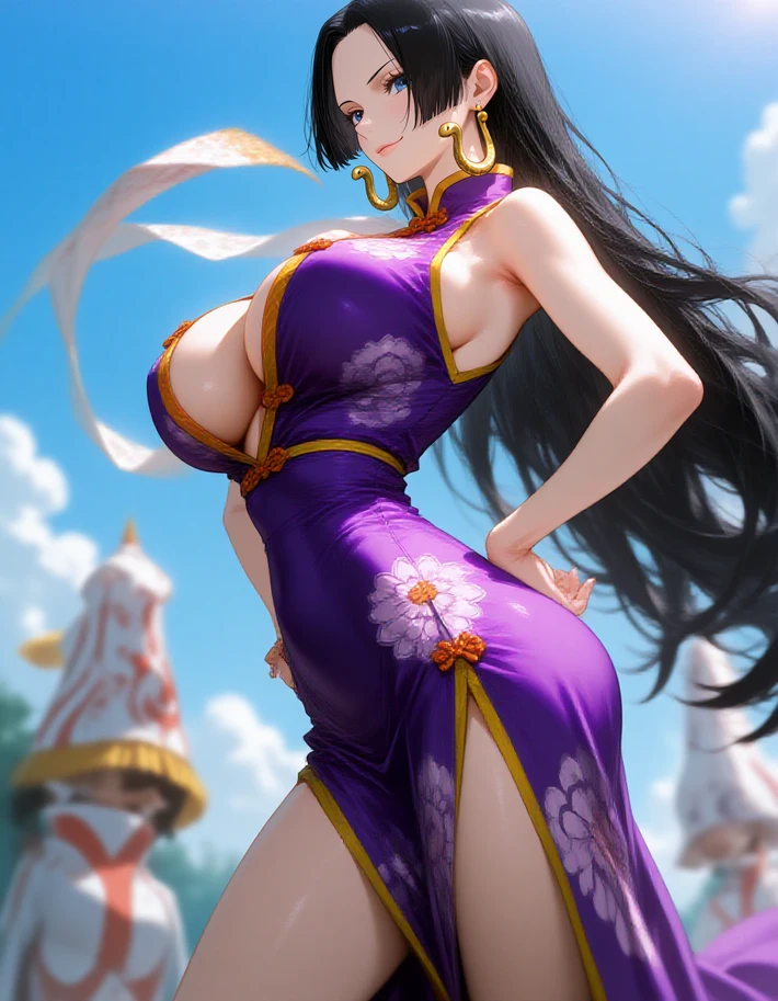 Hình Boa Hancock hentai xinh đẹp quyến rũ lạ thường