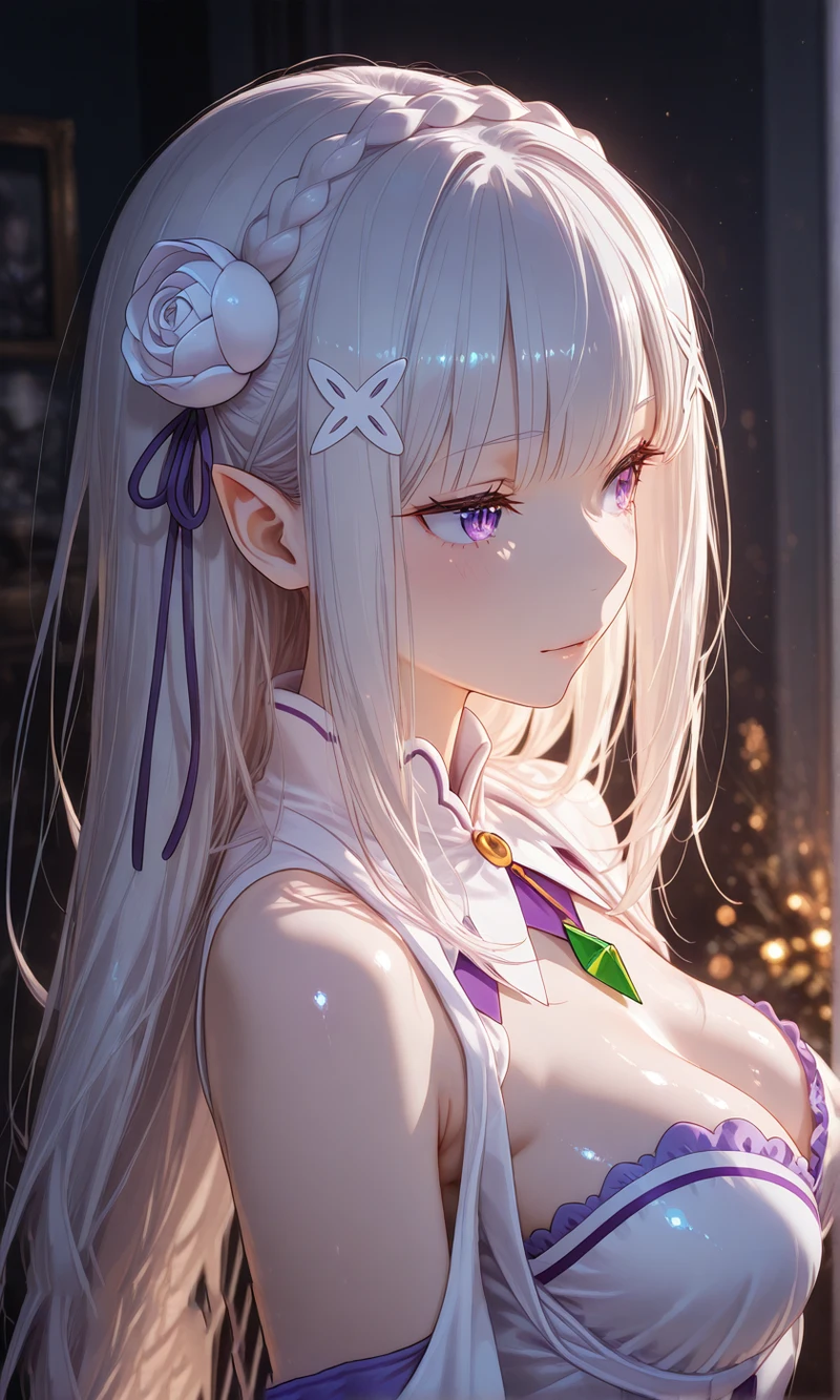 Hình Emilia hentai mê hoặc gợi cảm xinh đẹp nóng bỏng