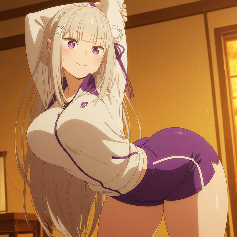 Hình Emilia hentai quyến rũ ngọt ngào gợi cảm