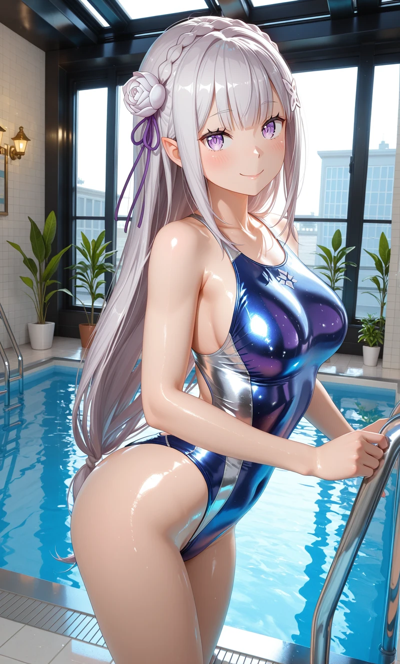 Hình Emilia hentai tinh tế duyên dáng mê hoặc gợi cảm