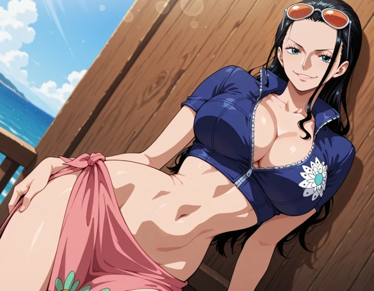 Hình Nico Robin hentai khiêu khích nồng nàn