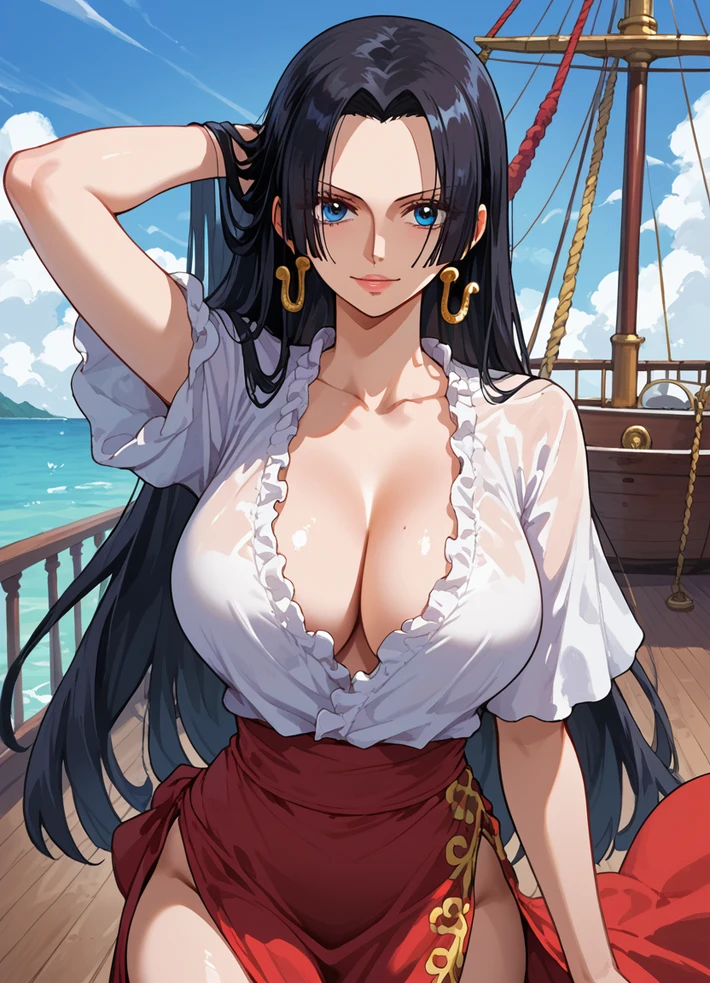 Hình ảnh Boa Hancock hentai nóng bỏng đầy mê hoặc