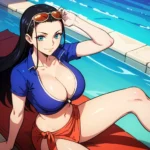 Hình hentai Nico Robin quyến rũ hấp dẫn