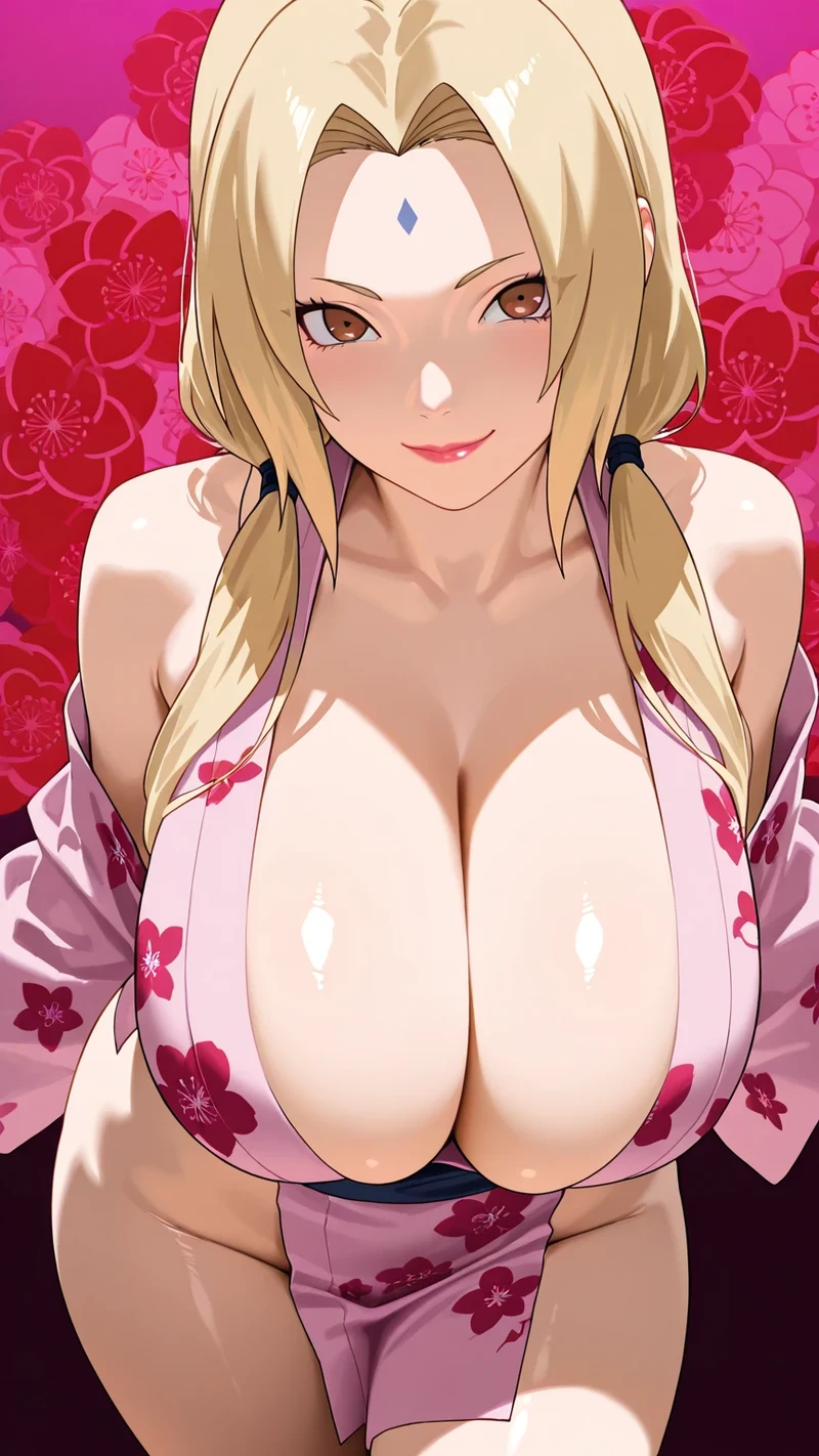 Hình hentai Tsunade căng tròn bóng loáng quyến rũ