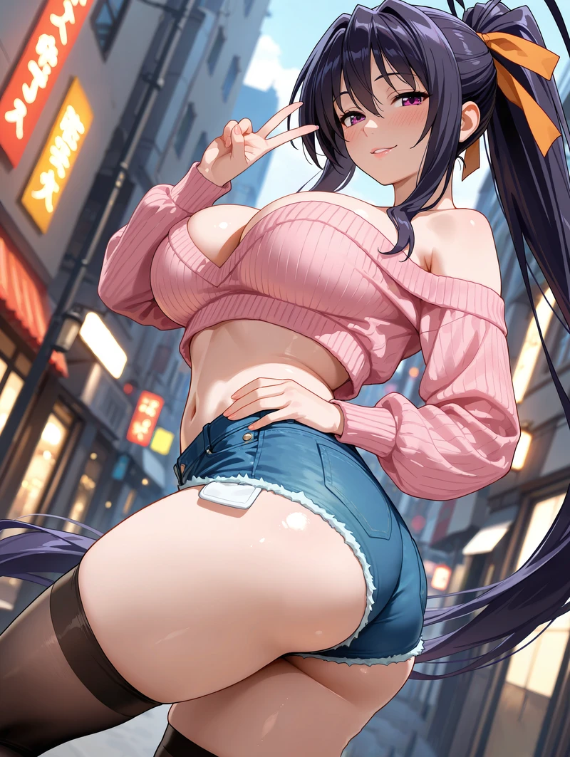 Akeno Himejima Hentai Đẹp Mê Hoặc Gợi Cảm