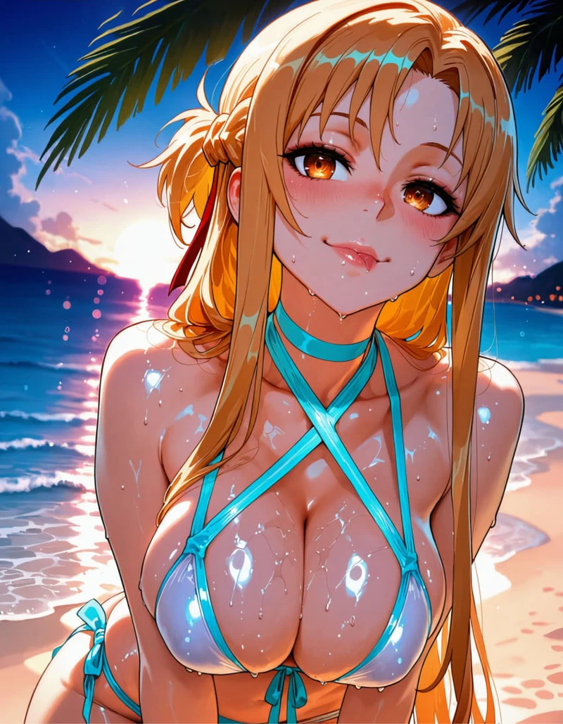 Ảnh Asuna hentai dịu dàng gợi cảm