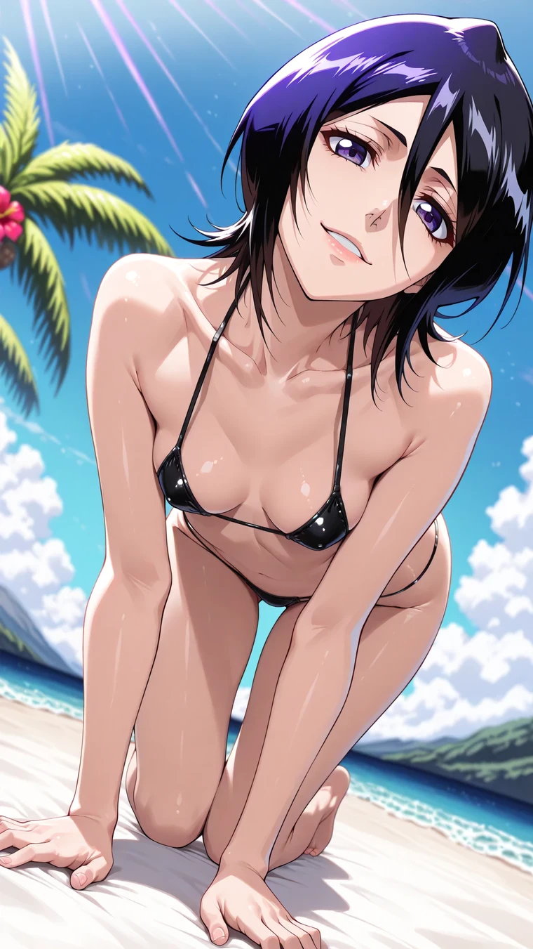 Ảnh hentai Rukia trắng trẻo gợi cảm