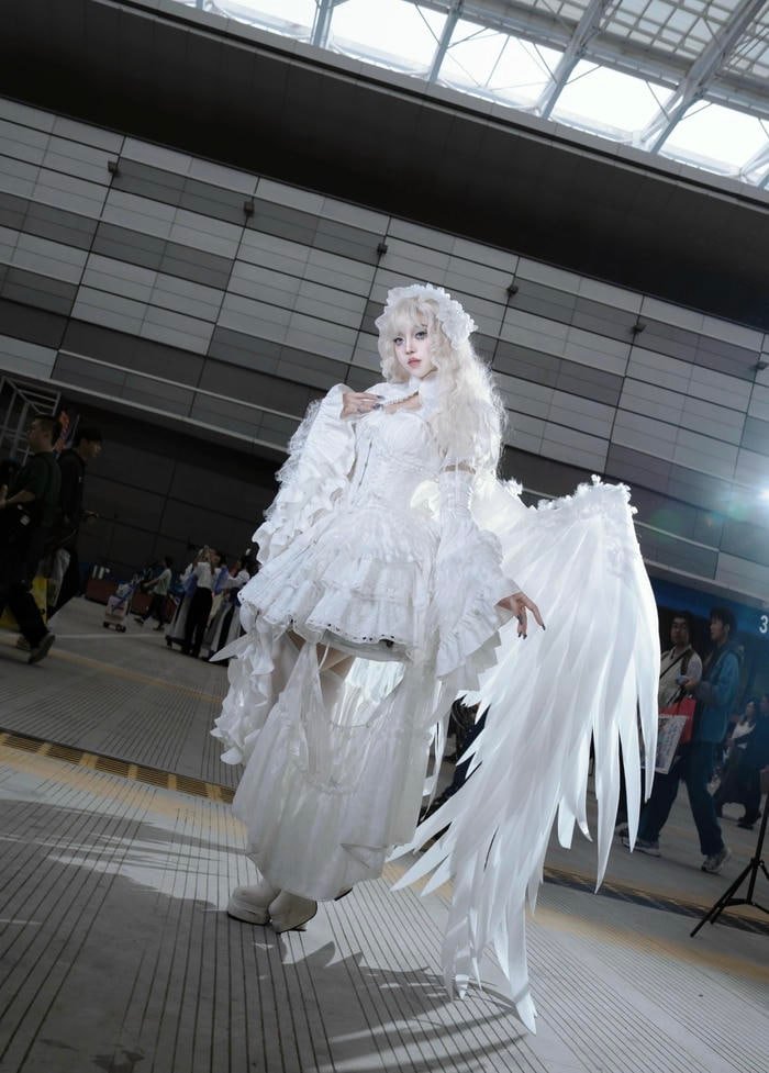 Bức ảnh cosplay thiên thần mang lại cảm giác thư giãn khi xem