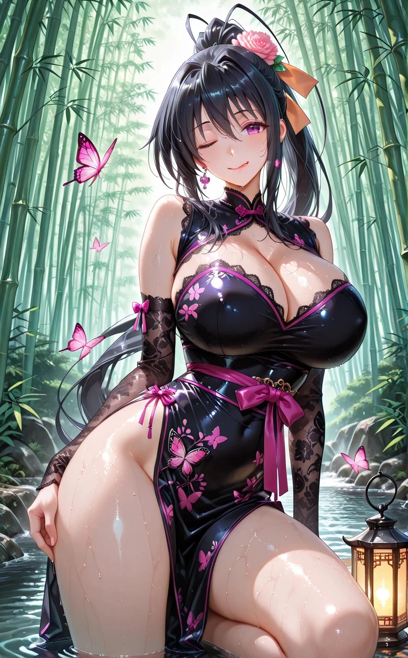 Hình Hentai Akeno Himejima Quyến Rũ Khiêu Dâm