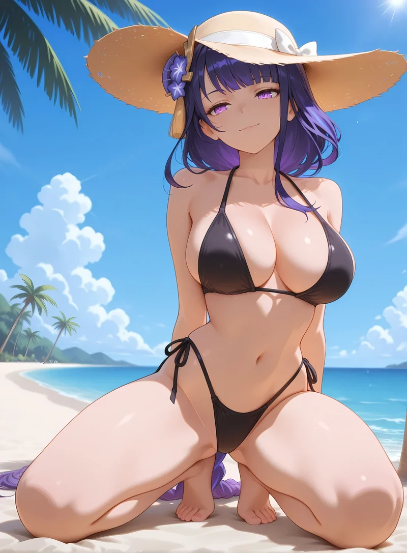 Hình Raiden Shogun hentai khiêu dâm nóng bỏng