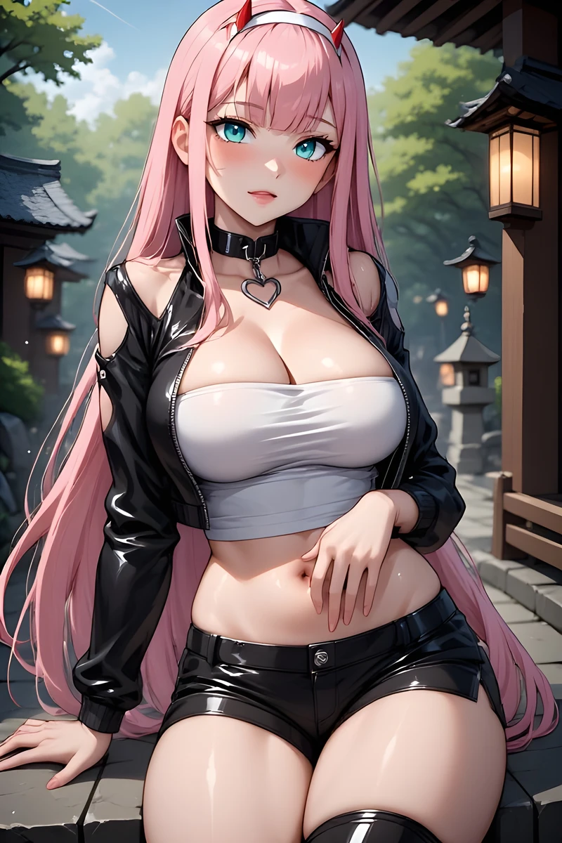 Hình Zero Two Dâm Ô Thú Vị
