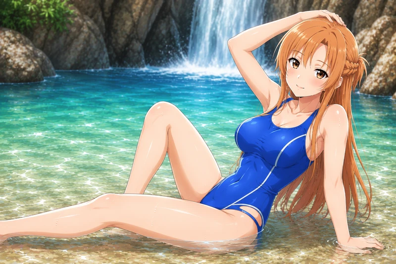 Hình ảnh Asuna hentai gợi tình lẳng lơ