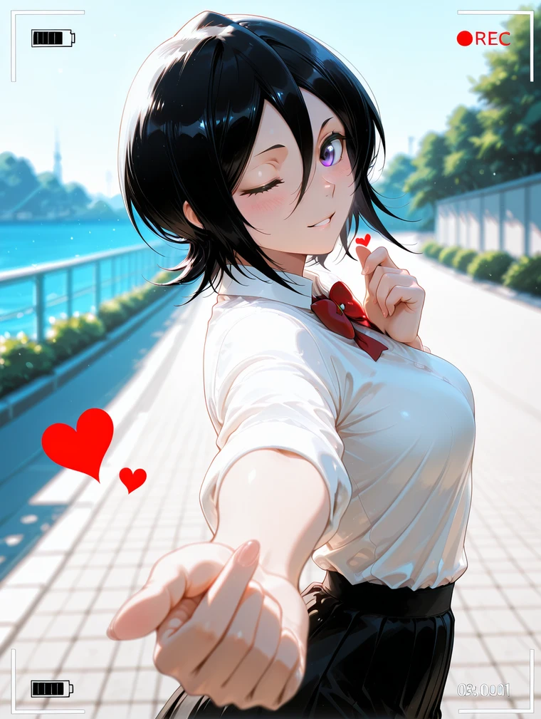 Hình ảnh Rukia hentai dịu dàng mê hoặc