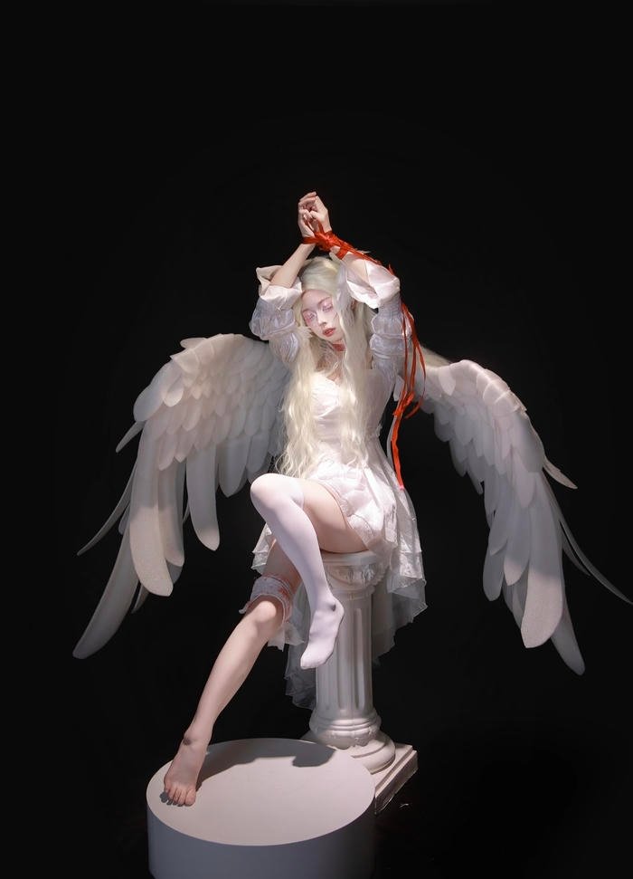 Hình cosplay thiên thần tạo thiện cảm ngay từ ánh nhìn đầu