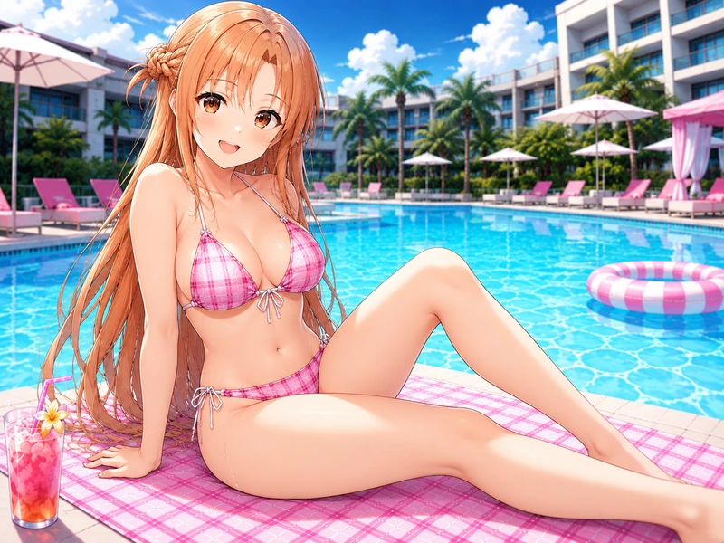 Hình hentai Asuna Yuuki khêu gợi mê hoặc