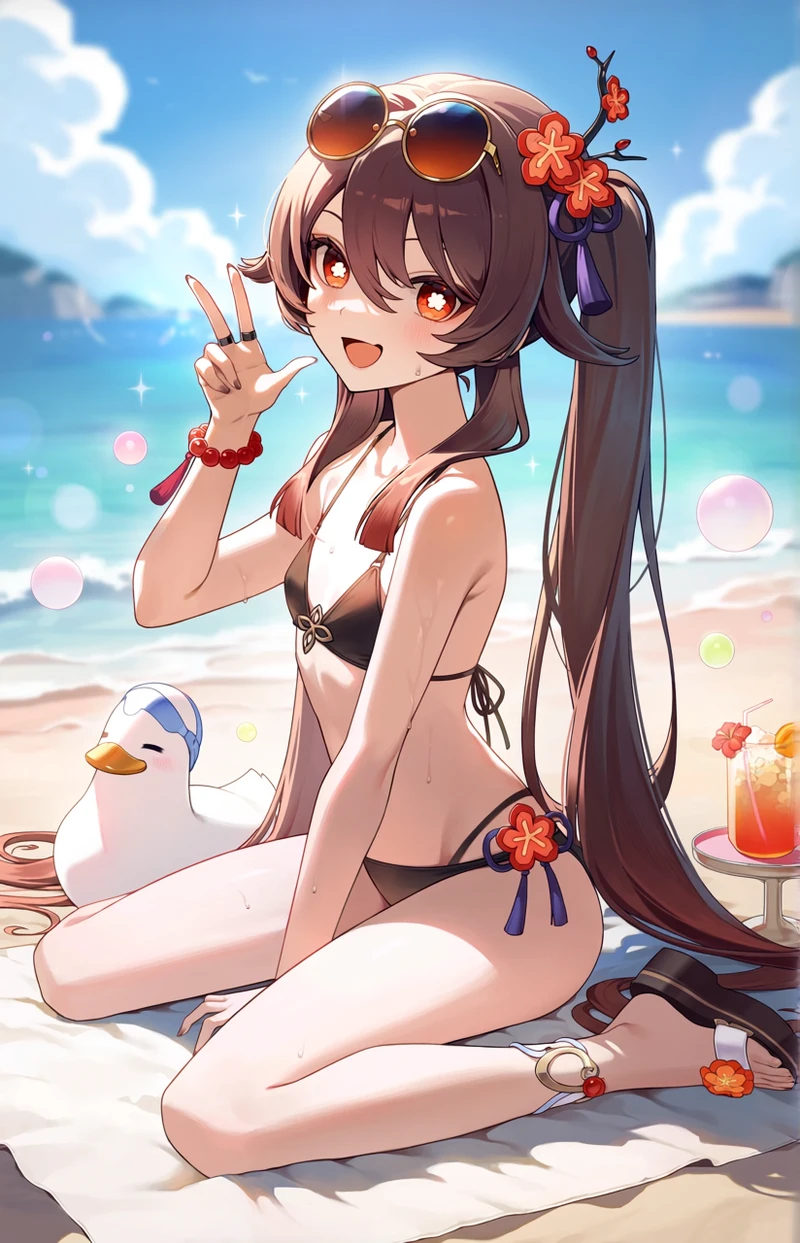 Hình hentai Hutao quyến rũ gợi tình