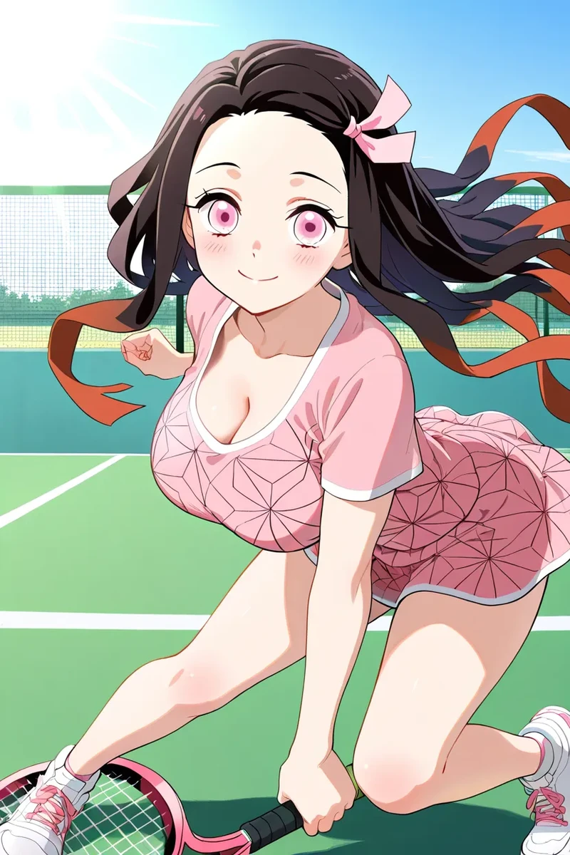 Hình hentai Nezuko gợi tình dễ thương
