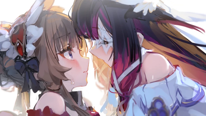 Hình hentai lesbian dâm đãng quyến rũ
