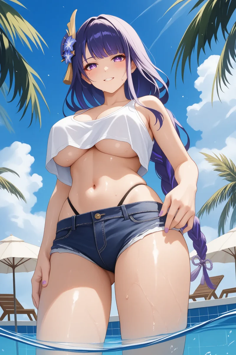 Raiden Shogun hentai ảnh nóng bỏng gợi tình
