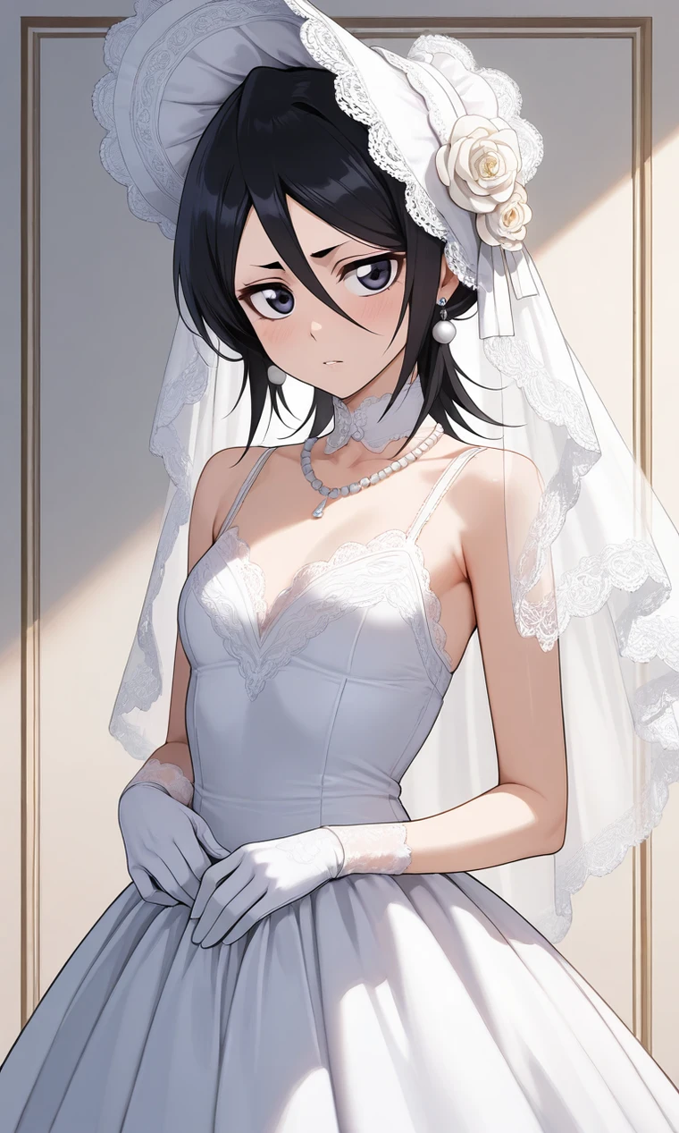 Rukia hentai xinh đẹp khiêu khích